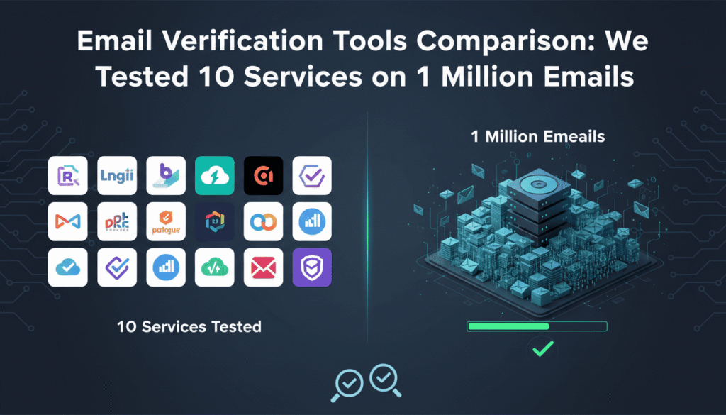 We tested 10 email verification tools on 1M emails. Results: Bounce Checker had 10 errors, competitors had 2,200+. See full comparison now.