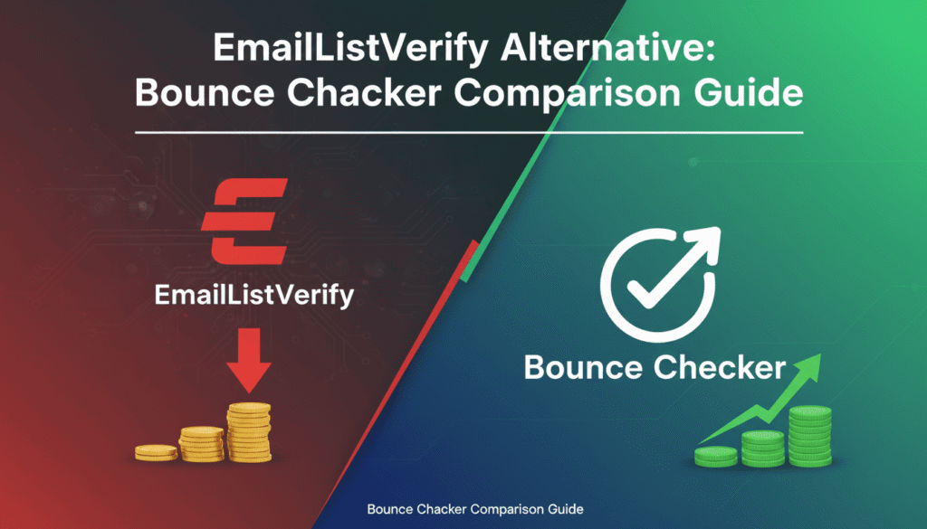 Looking for an emaillistverify alternative? Compare Bounce Checker vs EmailListVerify on accuracy, pricing, speed, and features to find the right email verification tool.