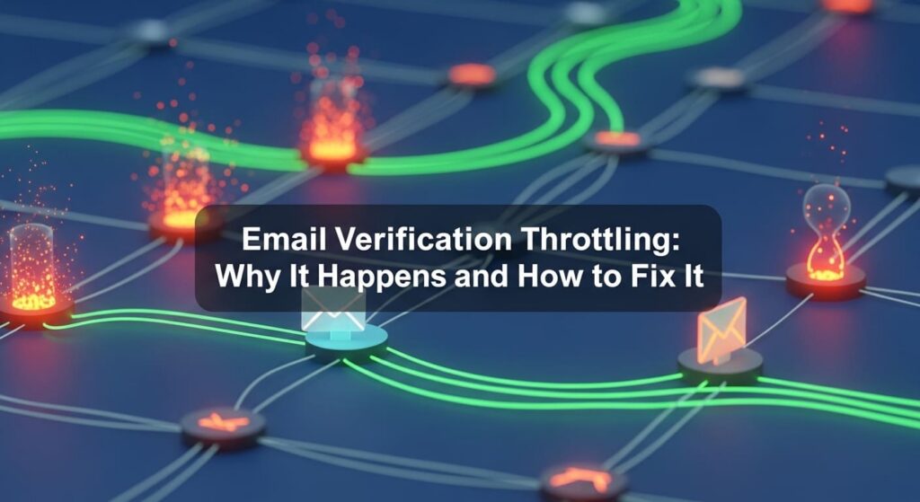 Solve email verification throttling issues fast. Learn why services throttle accounts, practical fixes, and how to prevent rate limits from disrupting your campaigns.